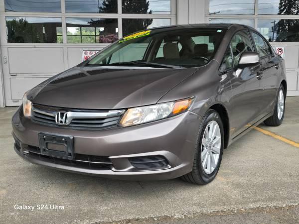 2012 HONDA CIVIC EX-L 4DR. SEADAN AUTO. LOADED MOON ROOF LEATHER EXLNT