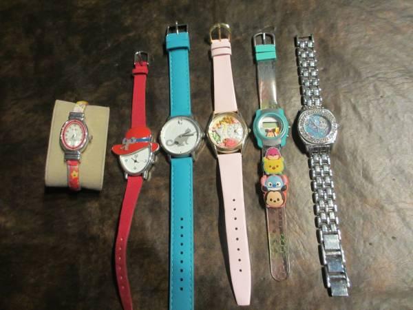 6 Children's Watches - All Need Batteries Will Separate