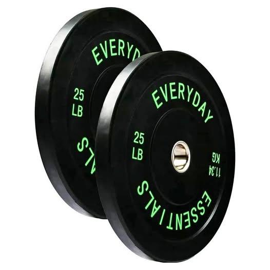 25Lbs Bumper Plates x2