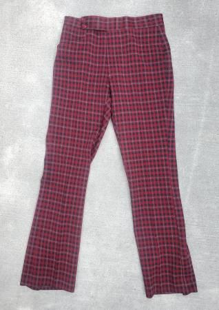 70s Polyester Mild Flare Slacks