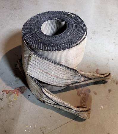 2 Heavy Duty Thick, Single Loop Ended, Webbed Strapping