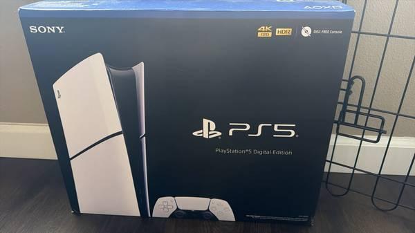 NEW Sony PS5 PlayStation 5 Slim Console Digital Edition - White