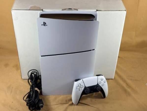 Sony PlayStation 5 Slim Disc Edition PS5 1TB White Console Gaming System