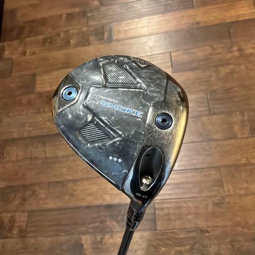 Callaway Paradym AI Smoke Triple Diamond Driver 9 Degrees Loft Tensei Regular Flex Shaft