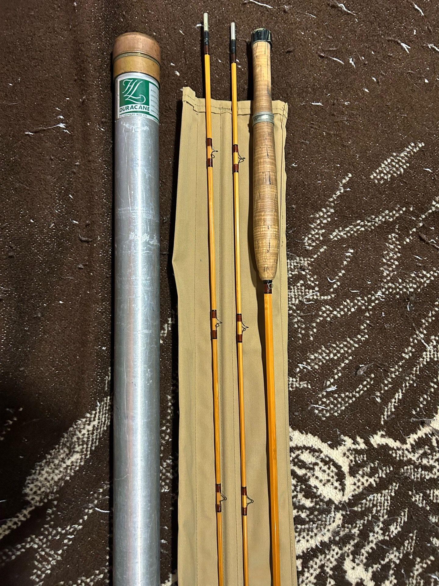 DURACANE H. L. LEONARD fly Rod