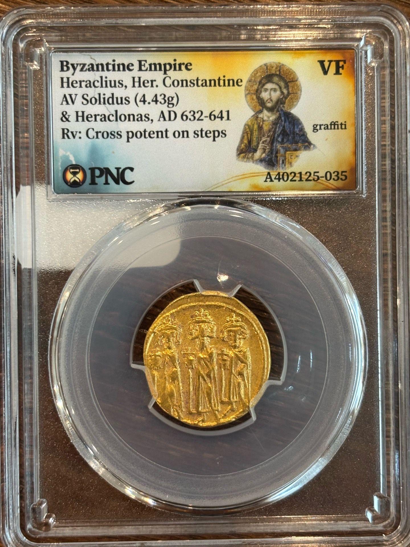 Byzantine Gold Solidus (Heraclius Era) – Authentic Ancient Gold